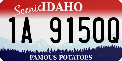 ID license plate 1A9150Q