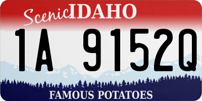 ID license plate 1A9152Q