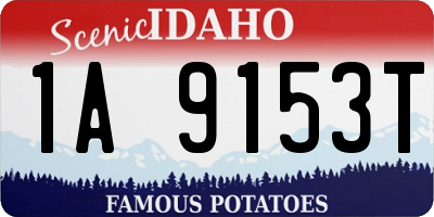ID license plate 1A9153T