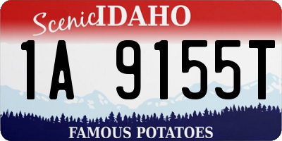 ID license plate 1A9155T
