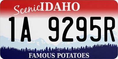 ID license plate 1A9295R