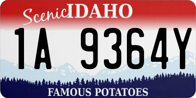 ID license plate 1A9364Y