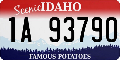ID license plate 1A9379O