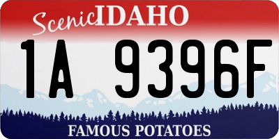 ID license plate 1A9396F
