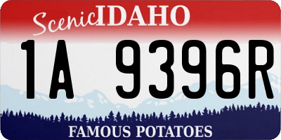 ID license plate 1A9396R