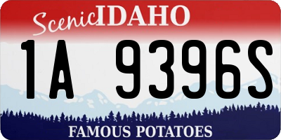 ID license plate 1A9396S
