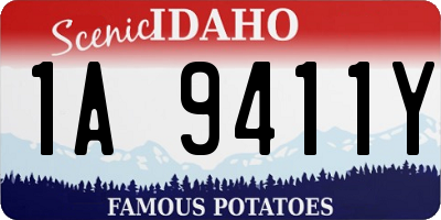 ID license plate 1A9411Y