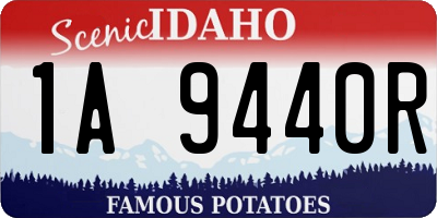 ID license plate 1A9440R