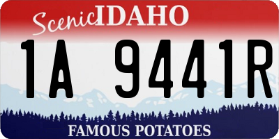 ID license plate 1A9441R