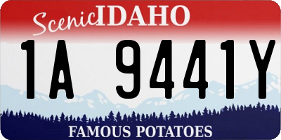 ID license plate 1A9441Y