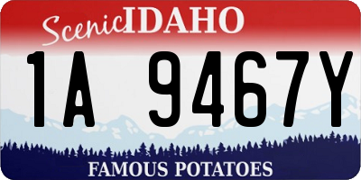 ID license plate 1A9467Y