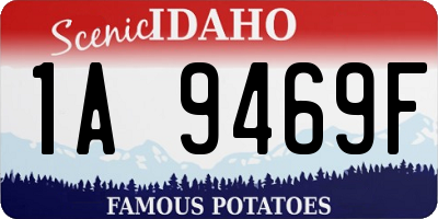 ID license plate 1A9469F