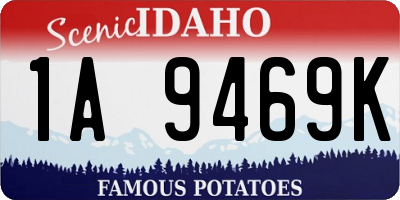 ID license plate 1A9469K