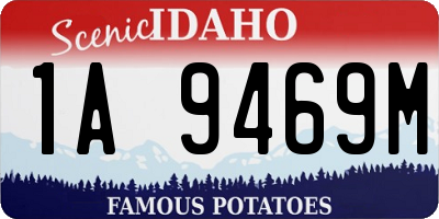 ID license plate 1A9469M