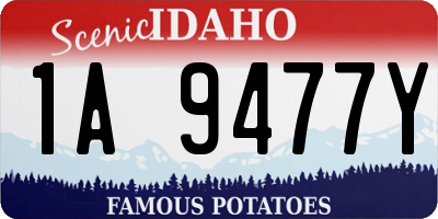 ID license plate 1A9477Y
