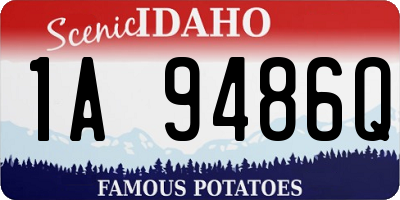 ID license plate 1A9486Q