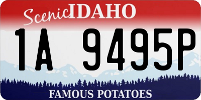 ID license plate 1A9495P