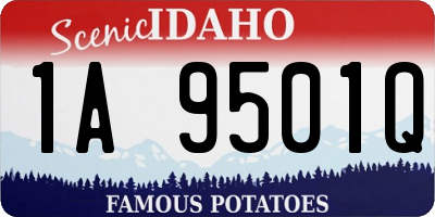 ID license plate 1A9501Q