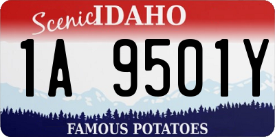 ID license plate 1A9501Y