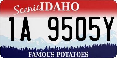 ID license plate 1A9505Y