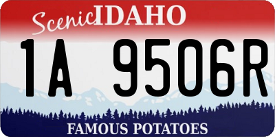 ID license plate 1A9506R