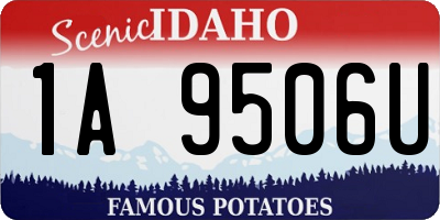 ID license plate 1A9506U