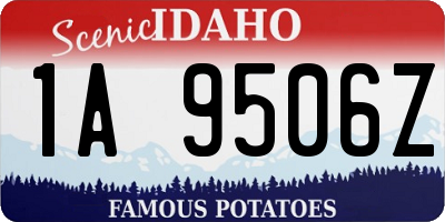 ID license plate 1A9506Z