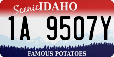 ID license plate 1A9507Y
