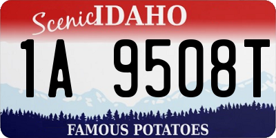 ID license plate 1A9508T