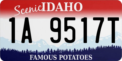 ID license plate 1A9517T