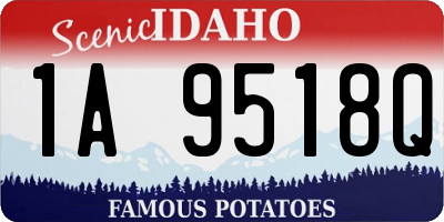 ID license plate 1A9518Q