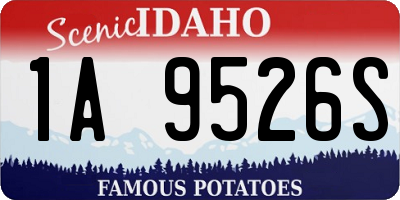 ID license plate 1A9526S