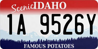 ID license plate 1A9526Y