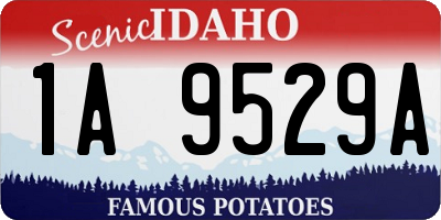 ID license plate 1A9529A