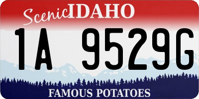 ID license plate 1A9529G
