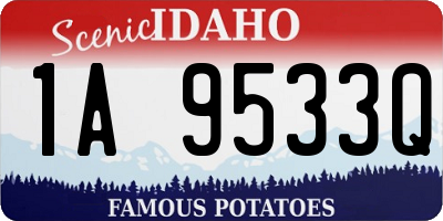 ID license plate 1A9533Q