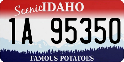 ID license plate 1A9535O