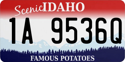 ID license plate 1A9536Q