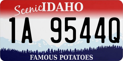 ID license plate 1A9544Q