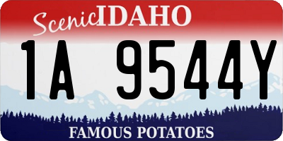 ID license plate 1A9544Y