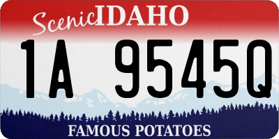 ID license plate 1A9545Q