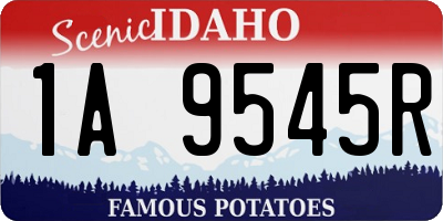 ID license plate 1A9545R