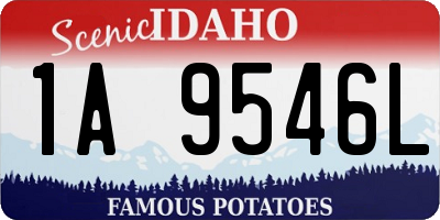 ID license plate 1A9546L