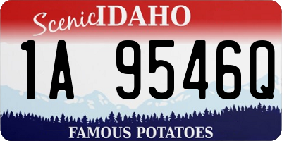 ID license plate 1A9546Q