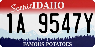 ID license plate 1A9547Y