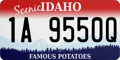 ID license plate 1A9550Q