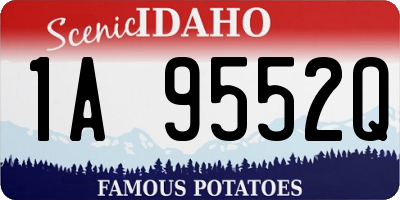 ID license plate 1A9552Q