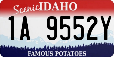 ID license plate 1A9552Y