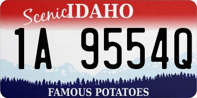 ID license plate 1A9554Q