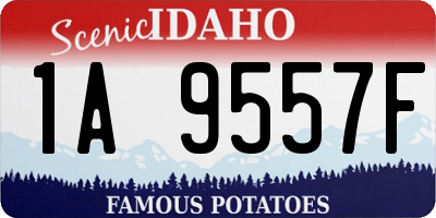ID license plate 1A9557F